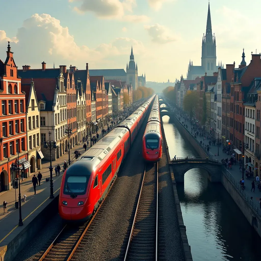 Beyond Borders: Fast Trains from Amsterdam to Belgium