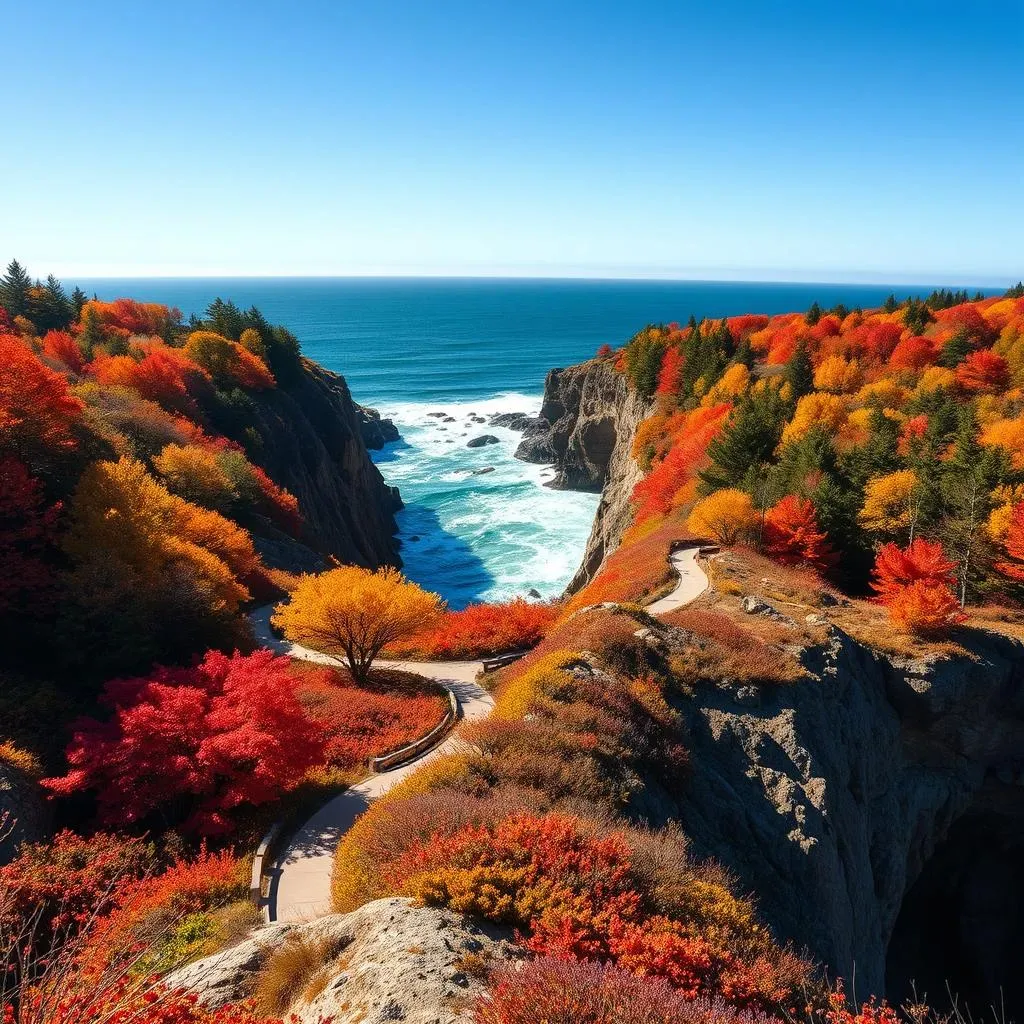 Coastal Colors: Exploring Maine's Fall Foliage on a Day Trip from Boston