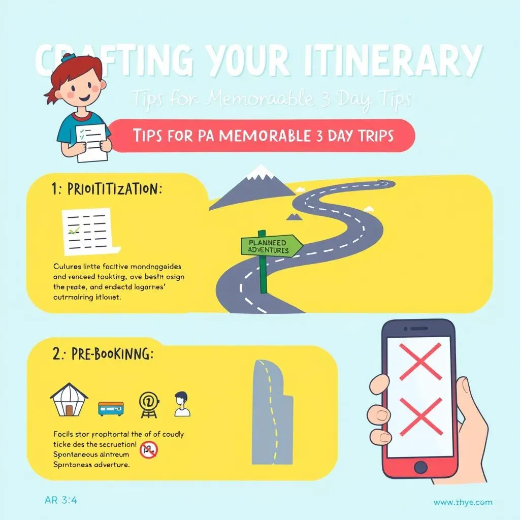 Crafting Your Itinerary: Tips for Memorable 3 Day Trips