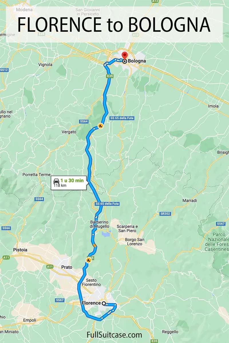 Perfect day trips from florence to bologna
